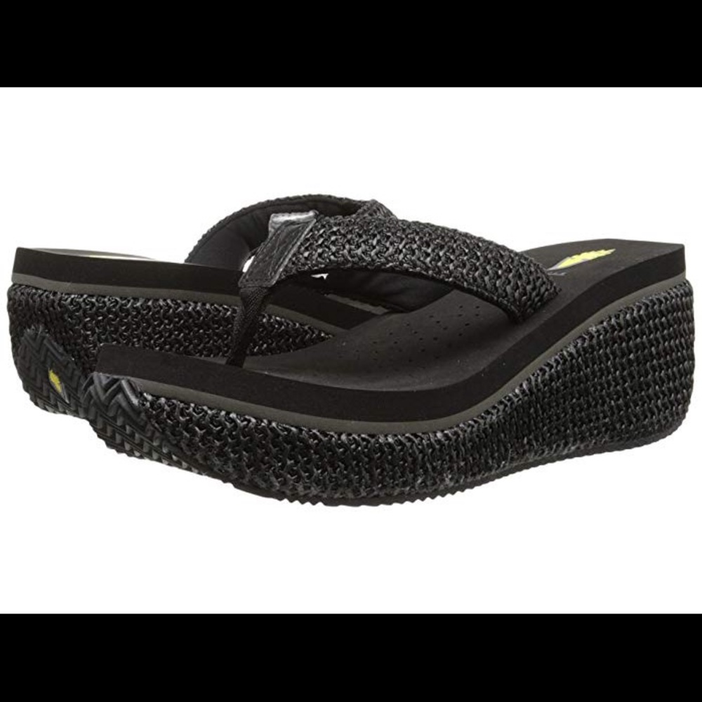 Volatile Wedge Flip Flops